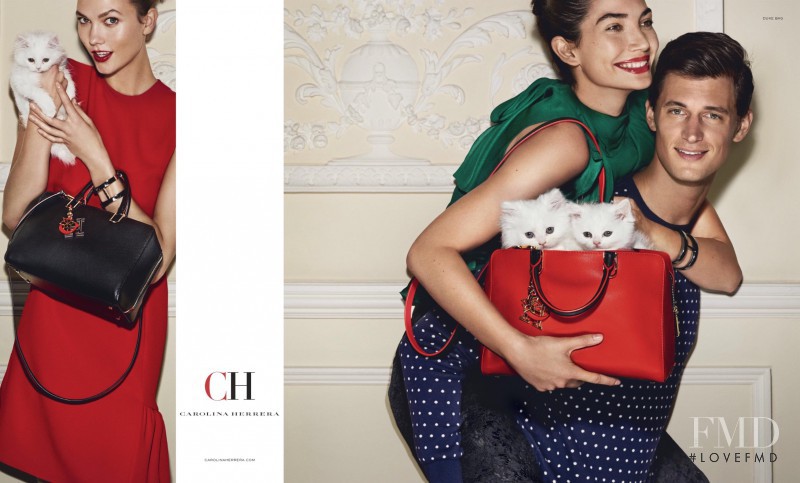 Karlie Kloss featured in  the CH Carolina Herrera advertisement for Autumn/Winter 2016