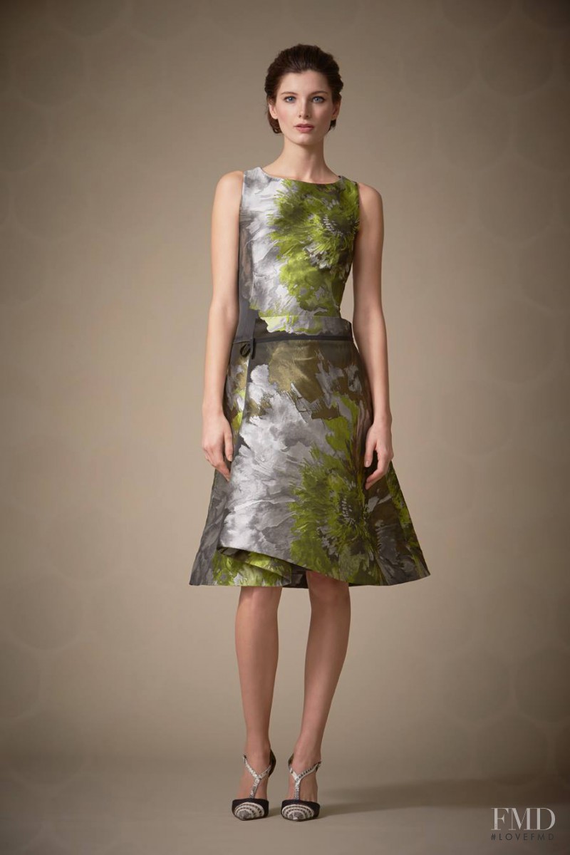 Ava Smith featured in  the Carolina Herrera fashion show for Pre-Fall 2014