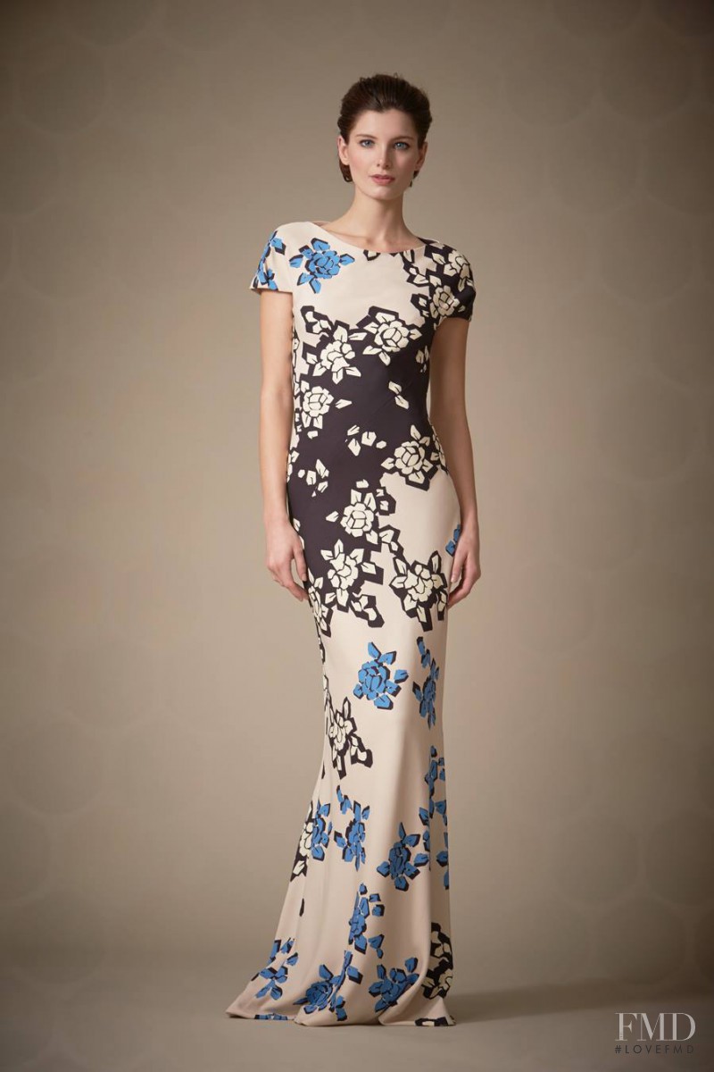 Ava Smith featured in  the Carolina Herrera fashion show for Pre-Fall 2014