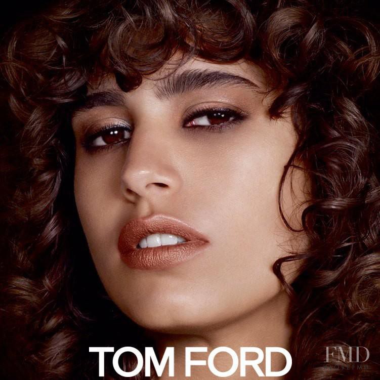 Mica Arganaraz featured in  the Tom Ford Beauty advertisement for Autumn/Winter 2016