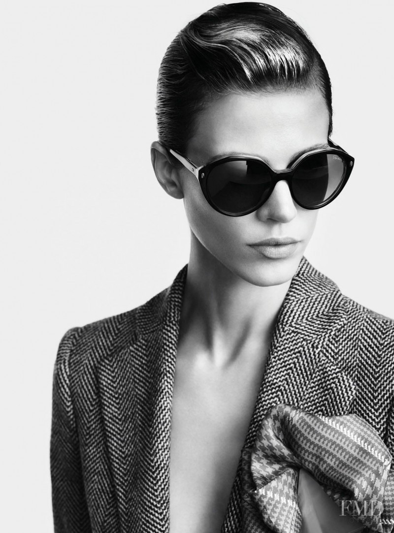 Aymeline Valade featured in  the Giorgio Armani advertisement for Autumn/Winter 2012