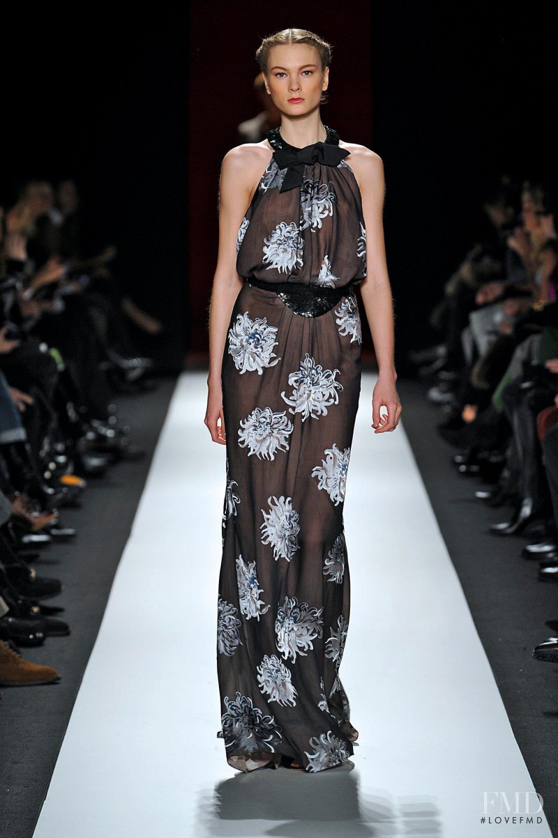 Irina Kulikova featured in  the Carolina Herrera fashion show for Autumn/Winter 2013