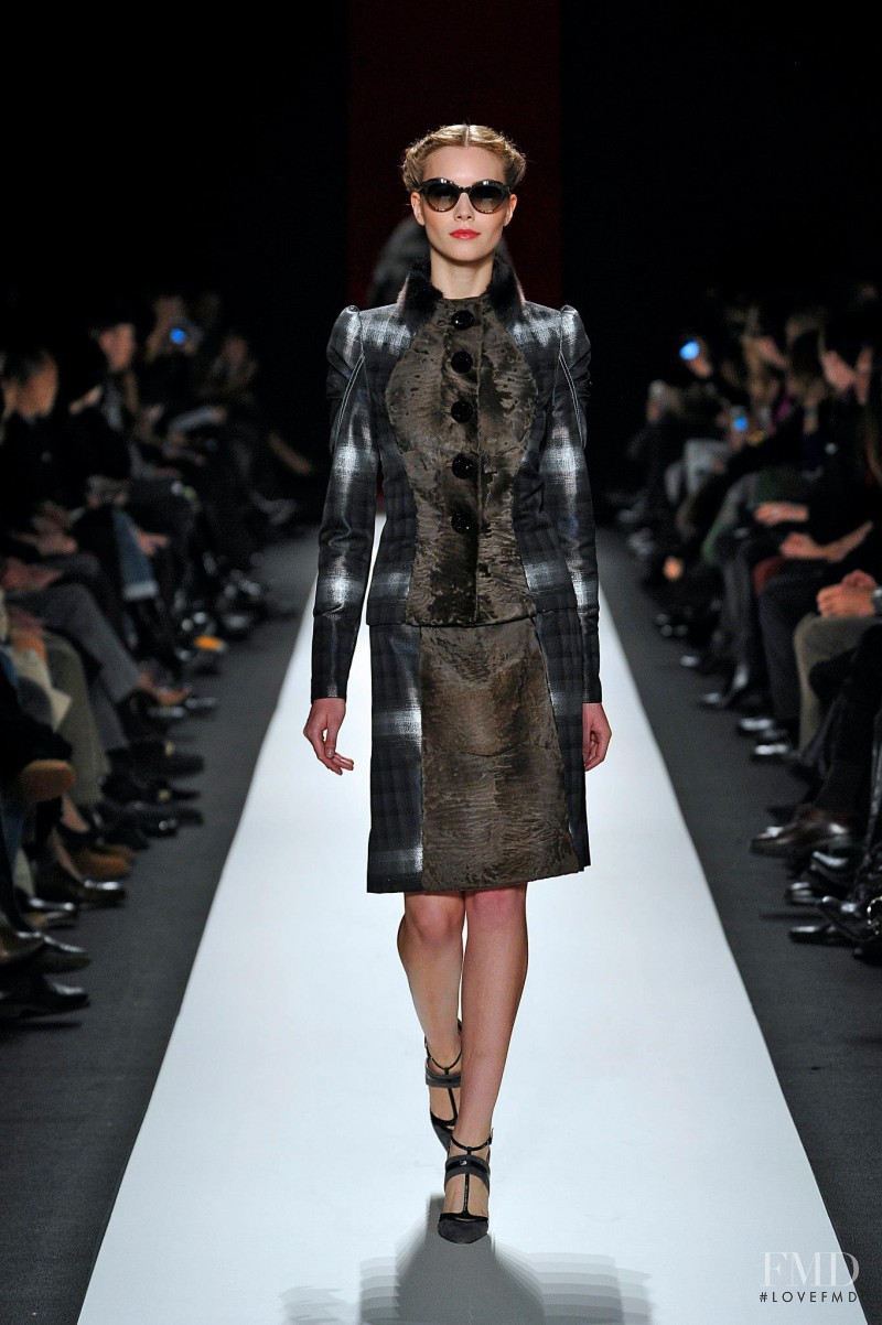 Julija Steponaviciute featured in  the Carolina Herrera fashion show for Autumn/Winter 2013