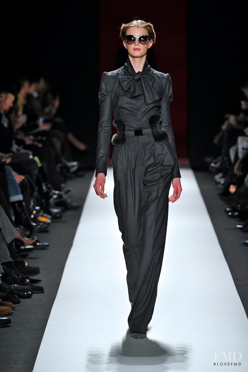 Sigrid Agren featured in  the Carolina Herrera fashion show for Autumn/Winter 2013