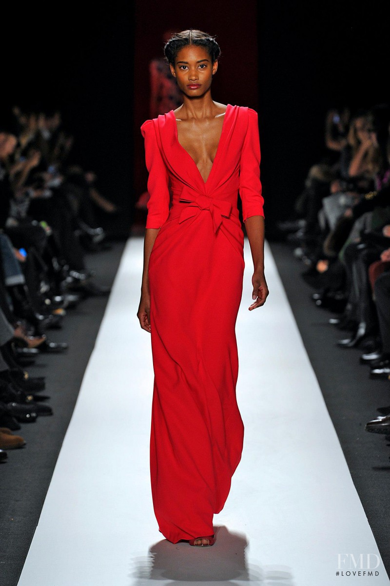 Melodie Monrose featured in  the Carolina Herrera fashion show for Autumn/Winter 2013