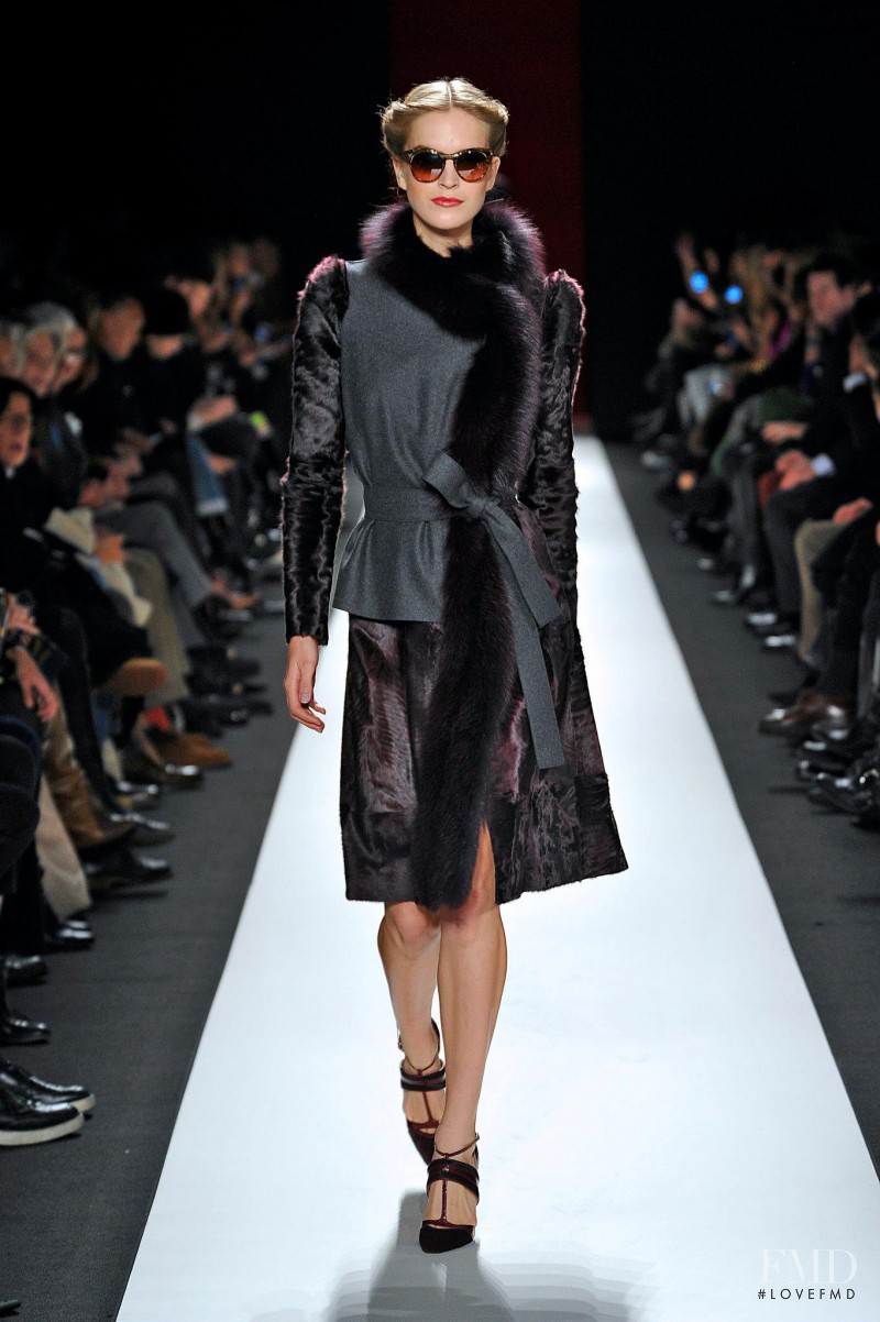 Mirte Maas featured in  the Carolina Herrera fashion show for Autumn/Winter 2013