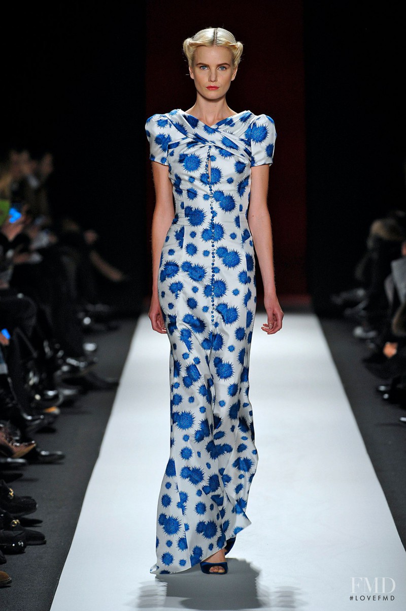 Anmari Botha featured in  the Carolina Herrera fashion show for Autumn/Winter 2013