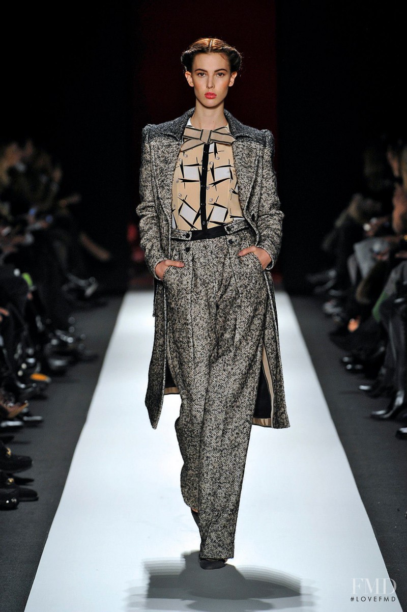 Ruby Aldridge featured in  the Carolina Herrera fashion show for Autumn/Winter 2013