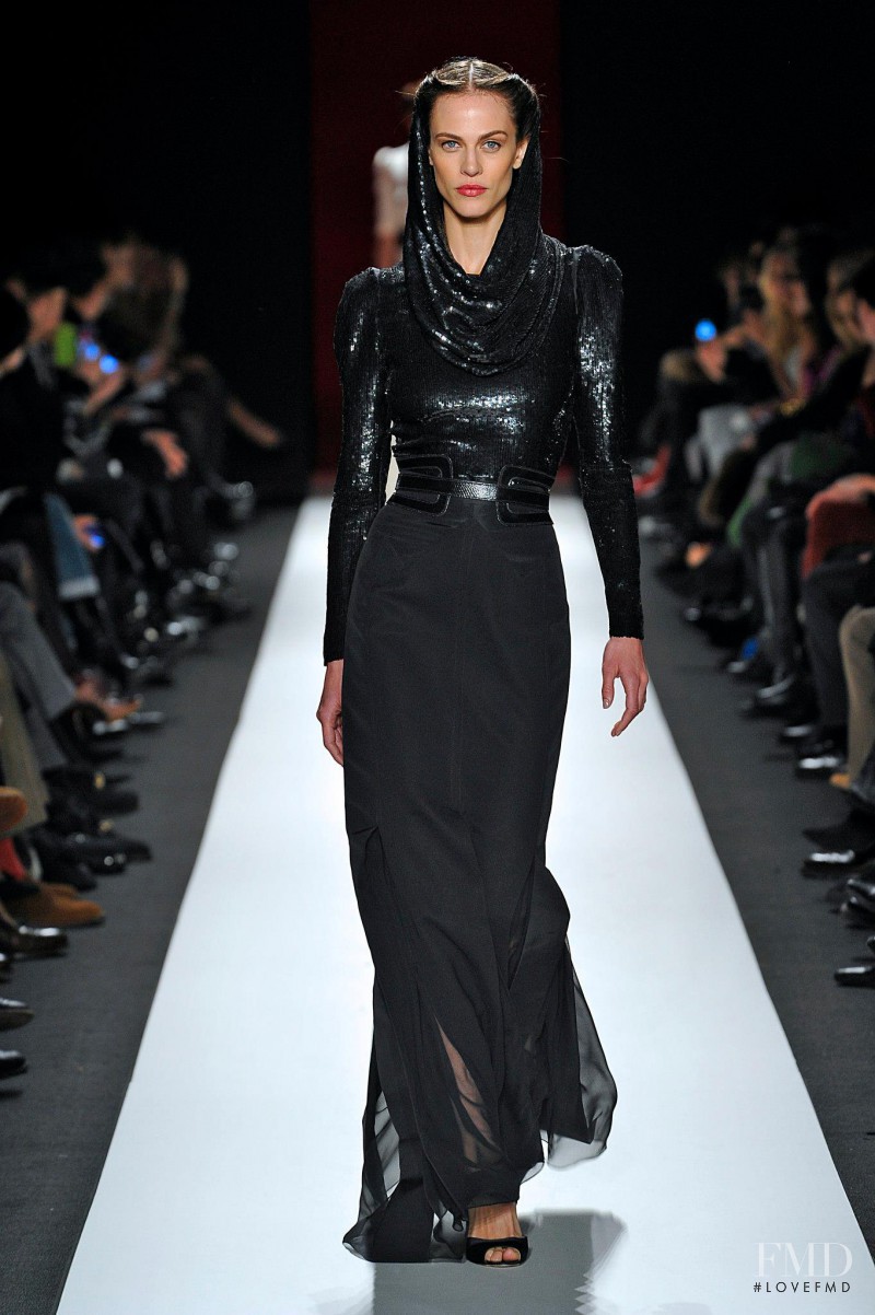 Aymeline Valade featured in  the Carolina Herrera fashion show for Autumn/Winter 2013