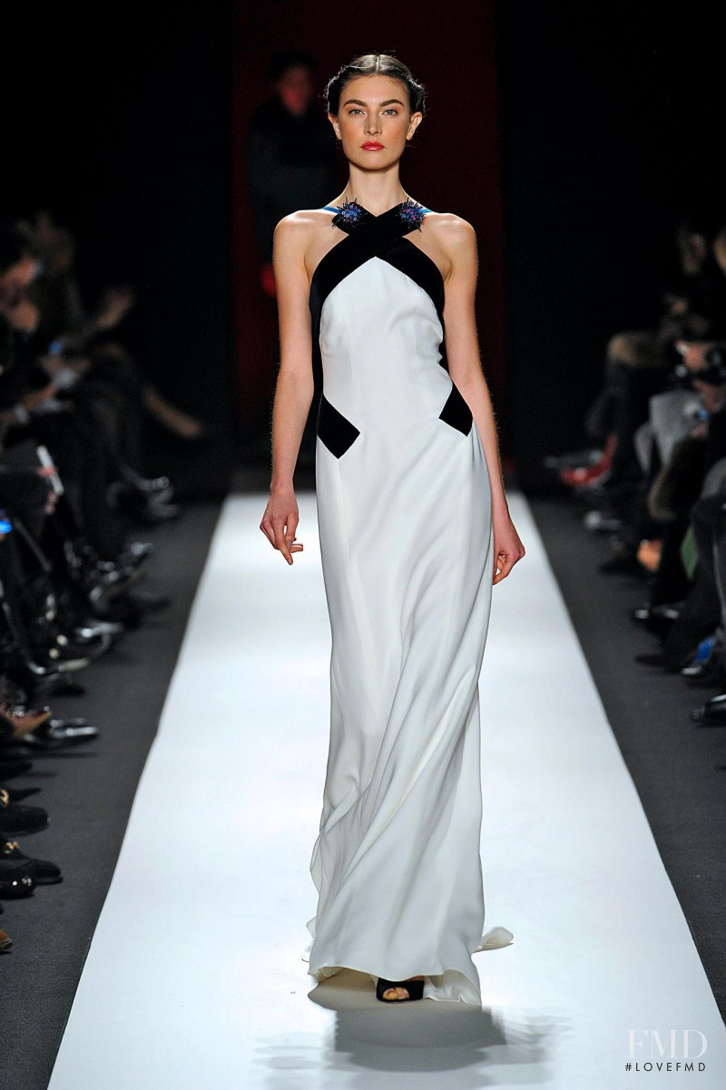 Jacquelyn Jablonski featured in  the Carolina Herrera fashion show for Autumn/Winter 2013