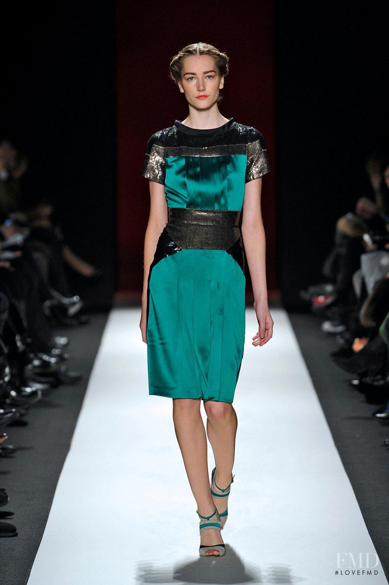 Joséphine Le Tutour featured in  the Carolina Herrera fashion show for Autumn/Winter 2013