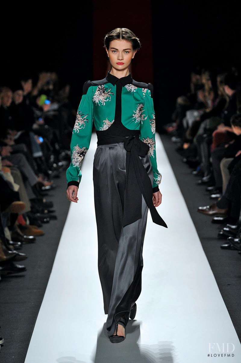 Antonina Vasylchenko featured in  the Carolina Herrera fashion show for Autumn/Winter 2013