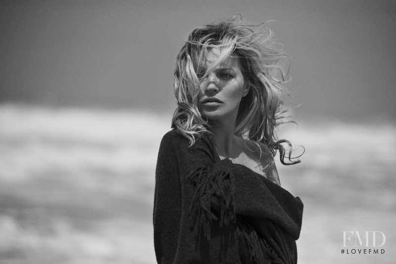 Kate Moss featured in  the Naked Cashmere advertisement for Autumn/Winter 2016