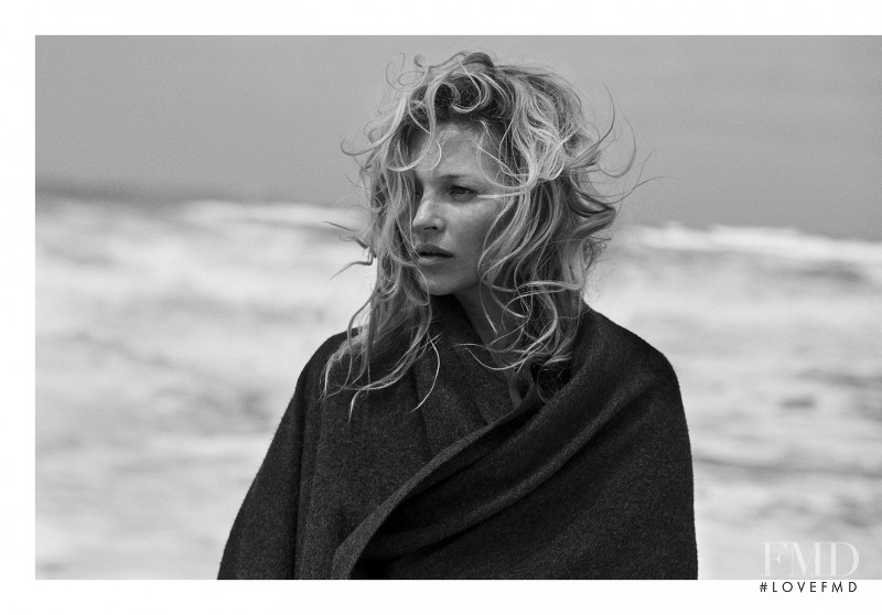 Kate Moss featured in  the Naked Cashmere advertisement for Autumn/Winter 2016