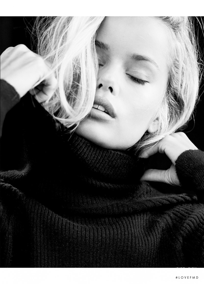 Frida Aasen featured in  the Naked Cashmere advertisement for Autumn/Winter 2016