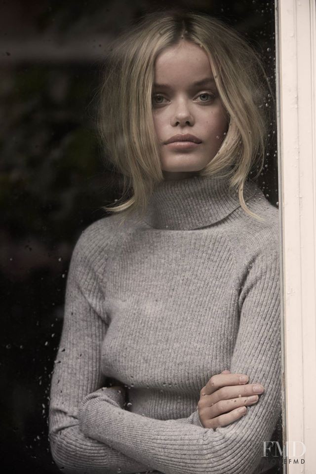 Frida Aasen featured in  the Naked Cashmere advertisement for Autumn/Winter 2016