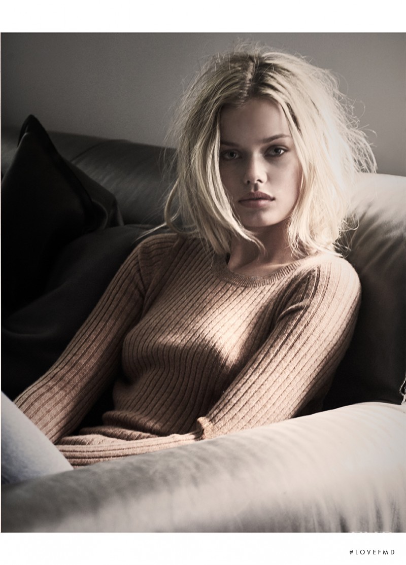 Frida Aasen featured in  the Naked Cashmere advertisement for Autumn/Winter 2016