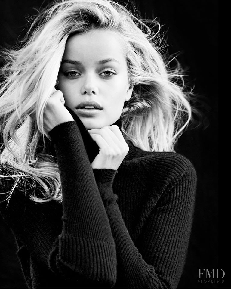 Frida Aasen featured in  the Naked Cashmere advertisement for Autumn/Winter 2016