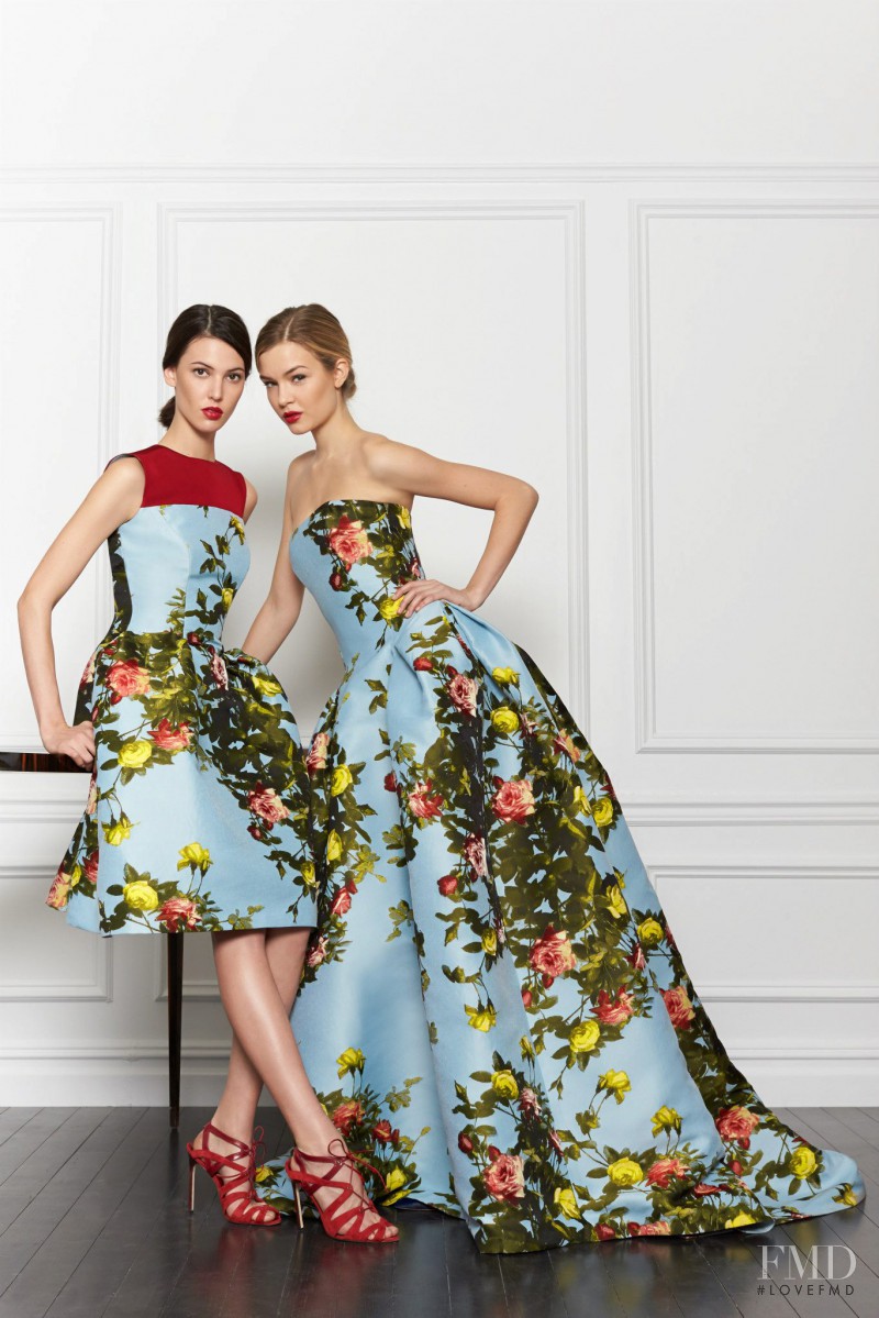 Josephine Skriver featured in  the Carolina Herrera lookbook for Pre-Fall 2013