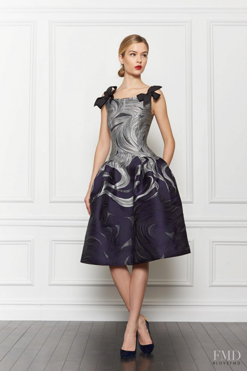 Josephine Skriver featured in  the Carolina Herrera lookbook for Pre-Fall 2013