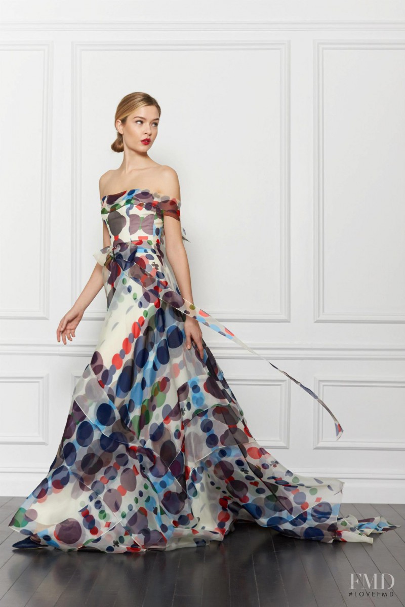 Josephine Skriver featured in  the Carolina Herrera lookbook for Pre-Fall 2013