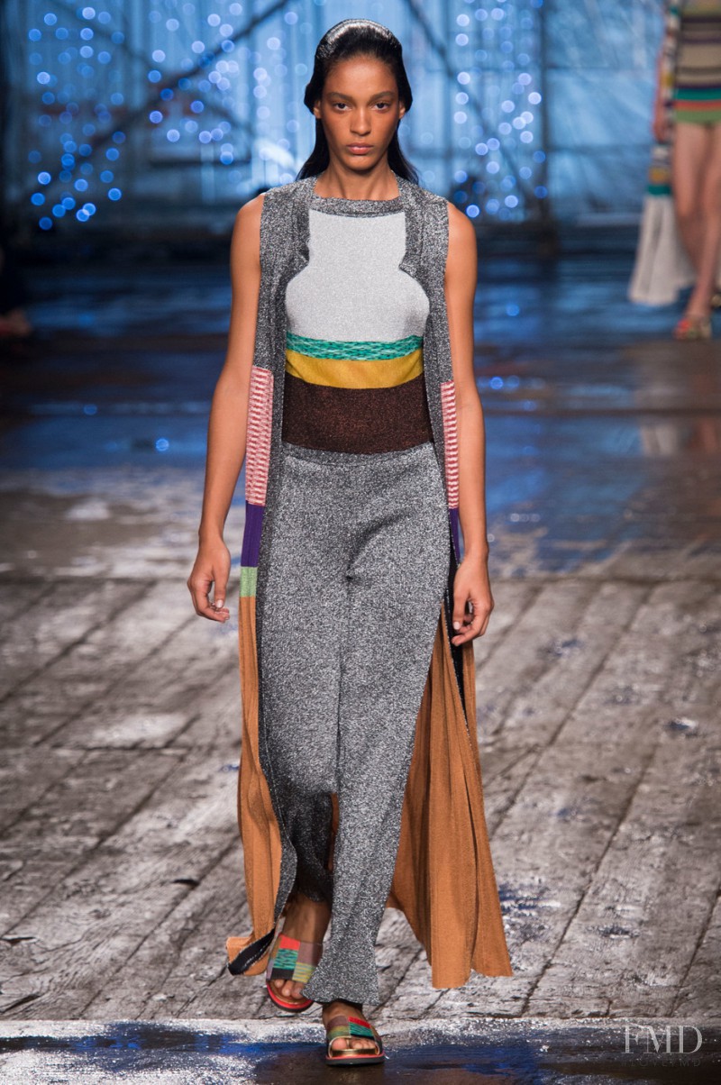 Luisana Gonzalez featured in  the Missoni fashion show for Spring/Summer 2017