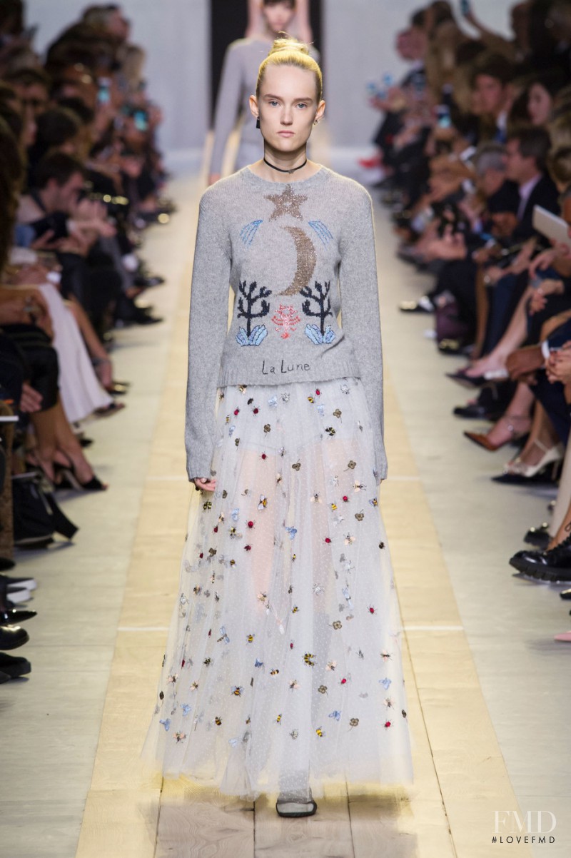 Harleth Kuusik featured in  the Christian Dior fashion show for Spring/Summer 2017