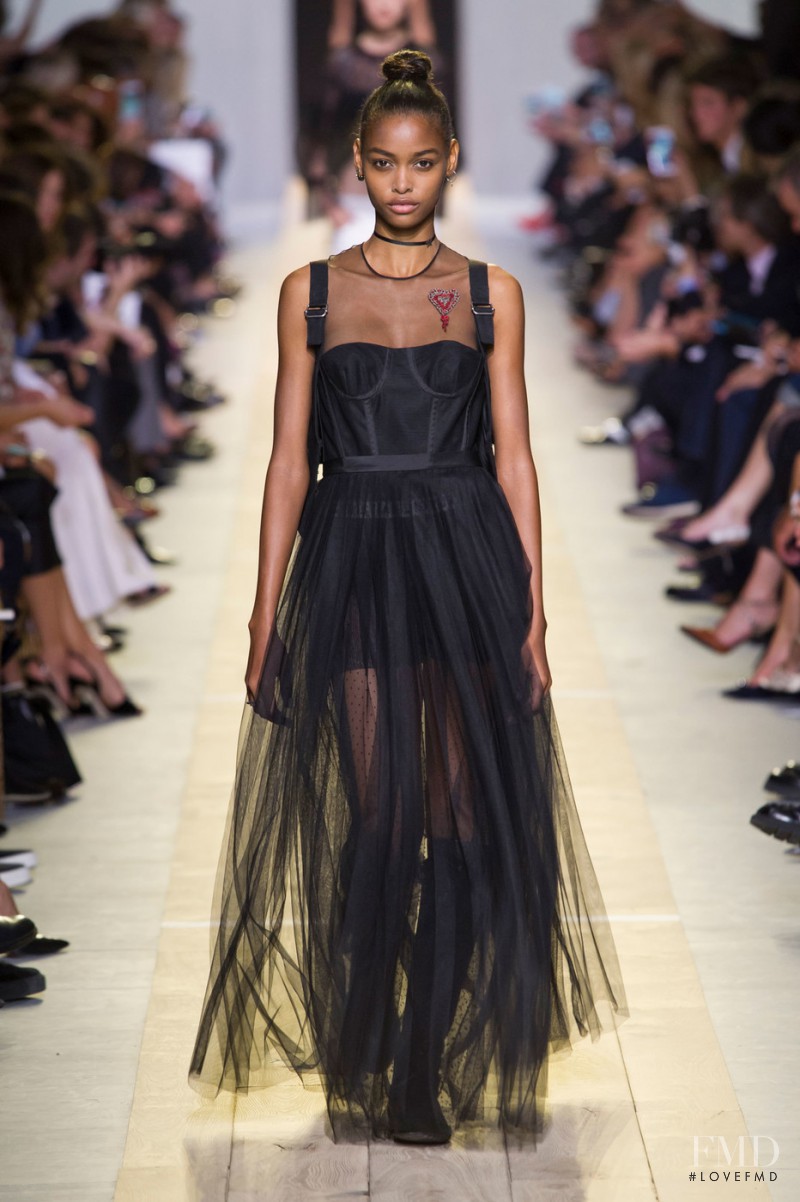 Blesnya Minher featured in  the Christian Dior fashion show for Spring/Summer 2017