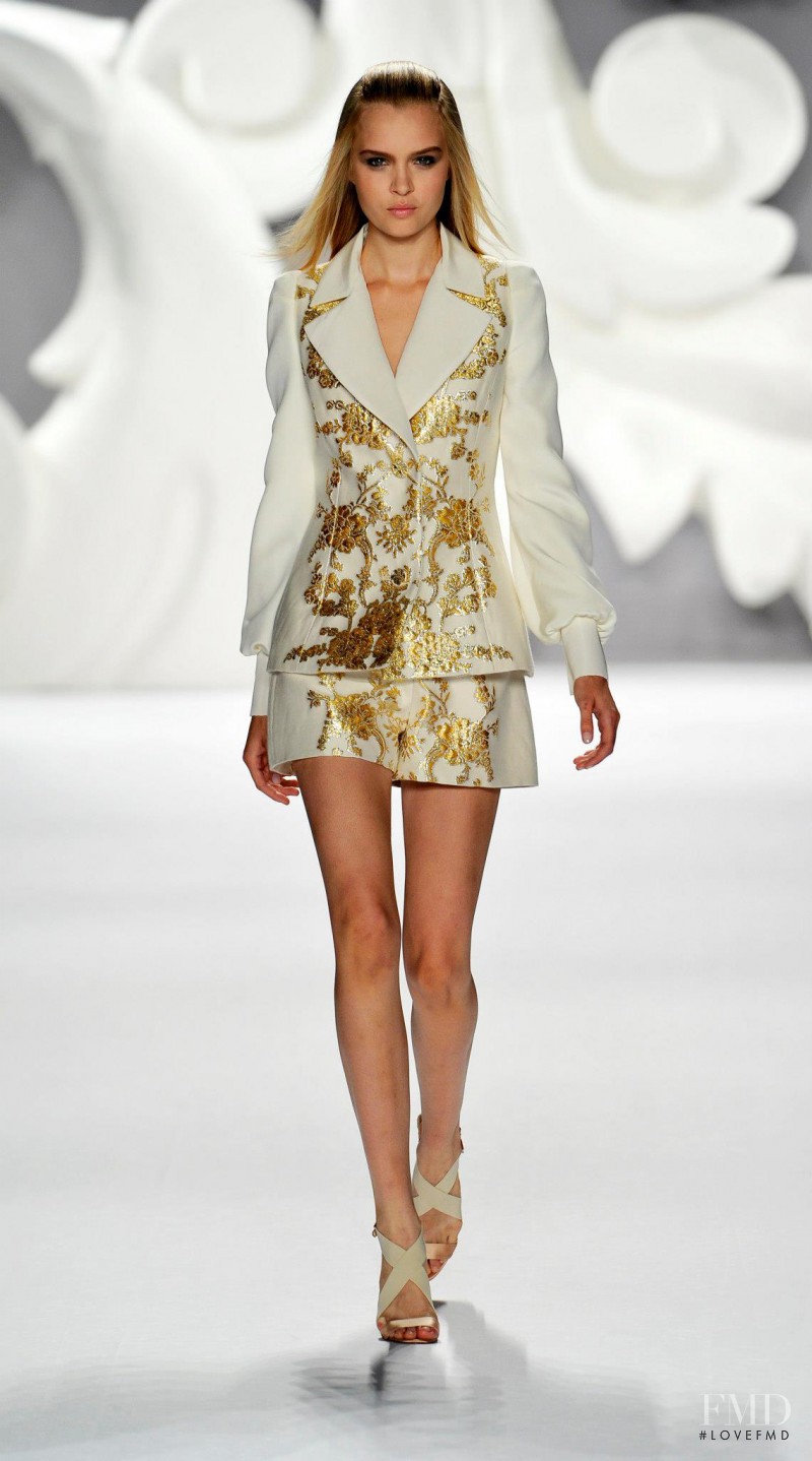 Josephine Skriver featured in  the Carolina Herrera fashion show for Spring/Summer 2013