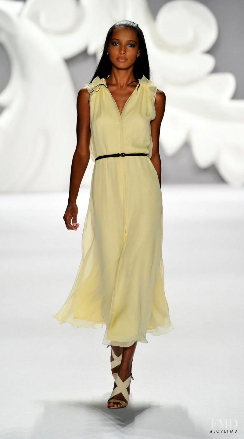 Jasmine Tookes featured in  the Carolina Herrera fashion show for Spring/Summer 2013