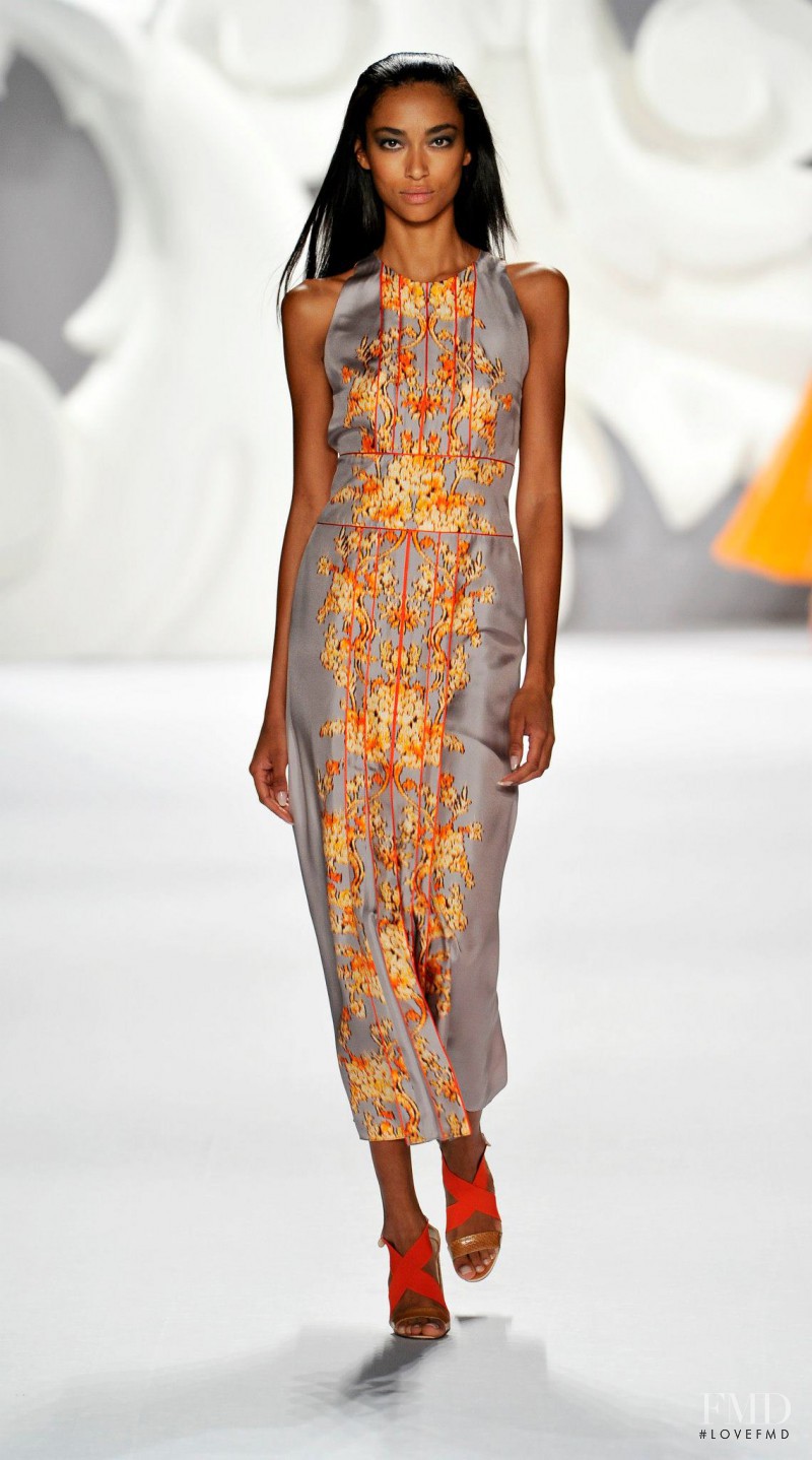 Anais Mali featured in  the Carolina Herrera fashion show for Spring/Summer 2013