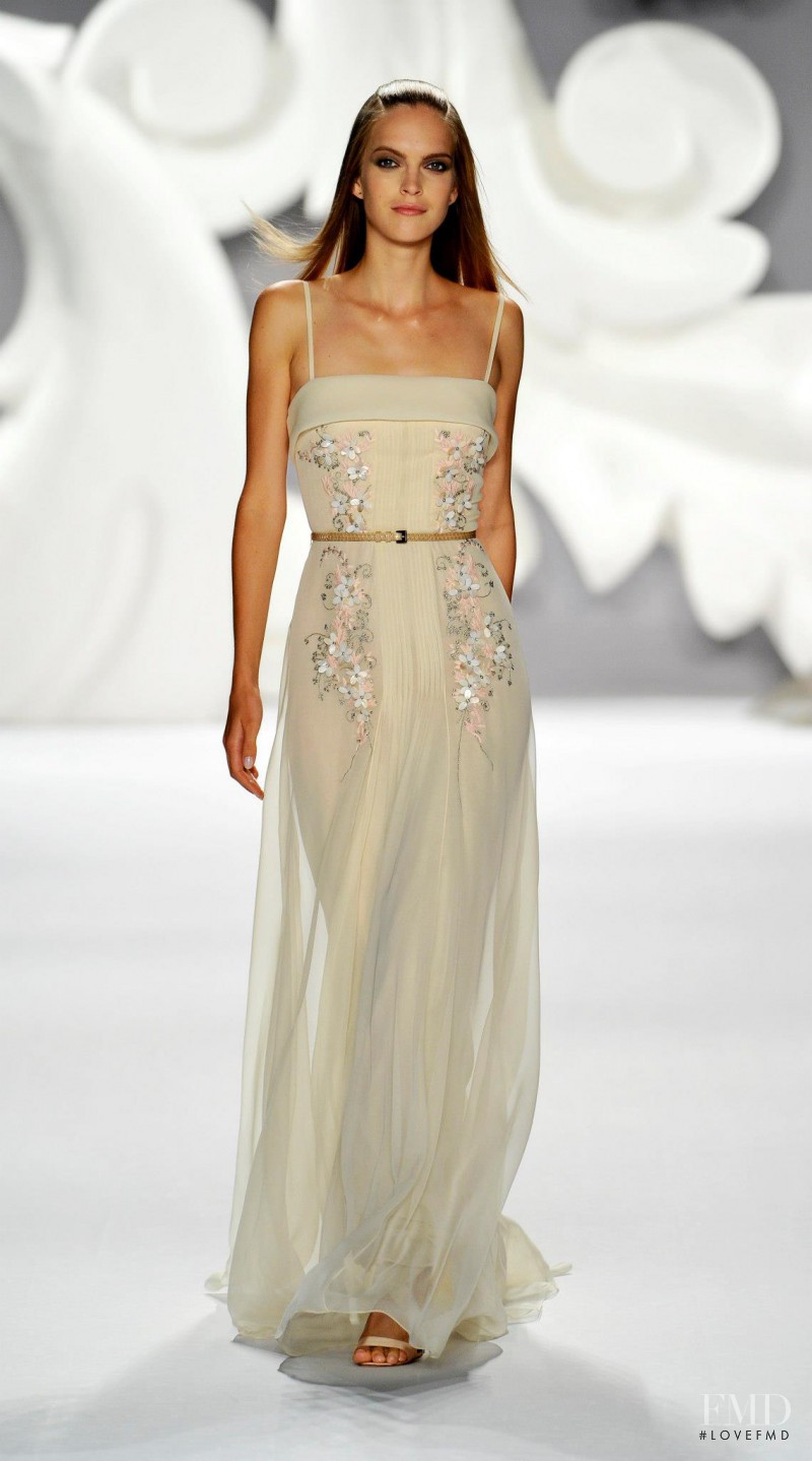 Mirte Maas featured in  the Carolina Herrera fashion show for Spring/Summer 2013