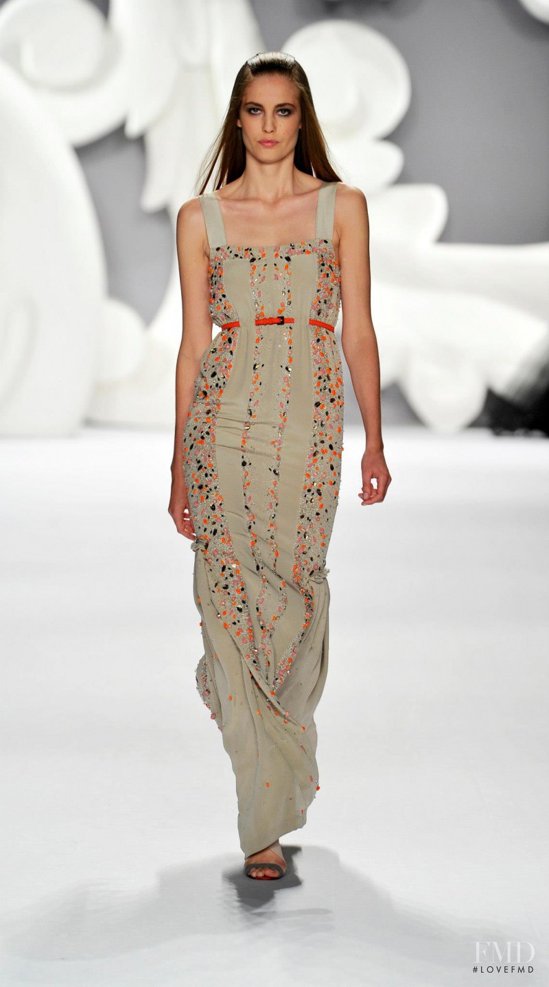Nadja Bender featured in  the Carolina Herrera fashion show for Spring/Summer 2013