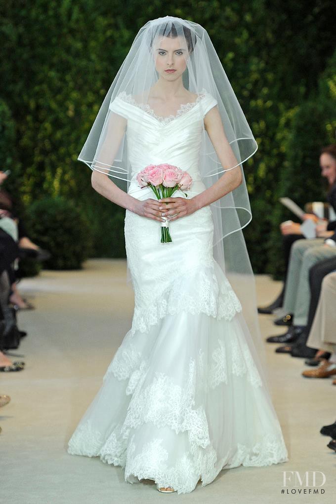 Isaac Lindsay featured in  the Carolina Herrera Bridal fashion show for Spring/Summer 2014