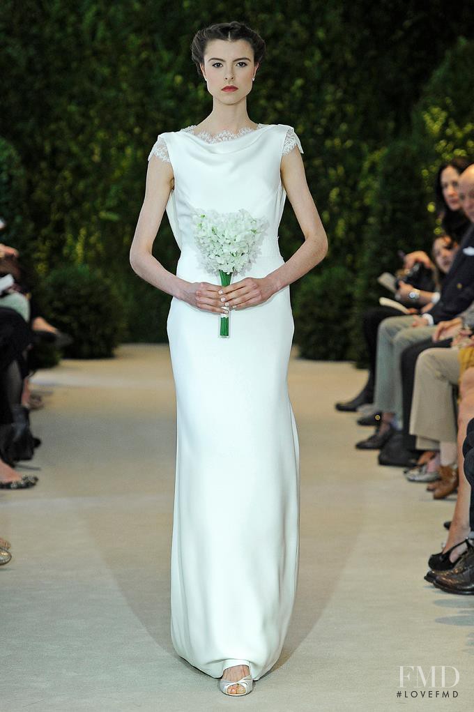 Isaac Lindsay featured in  the Carolina Herrera Bridal fashion show for Spring/Summer 2014