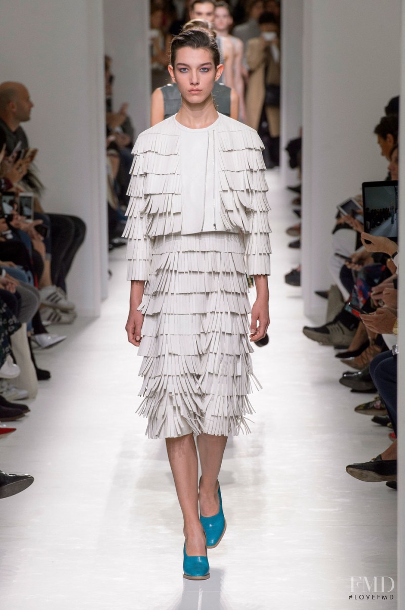 McKenna Hellam featured in  the Hermès fashion show for Spring/Summer 2017