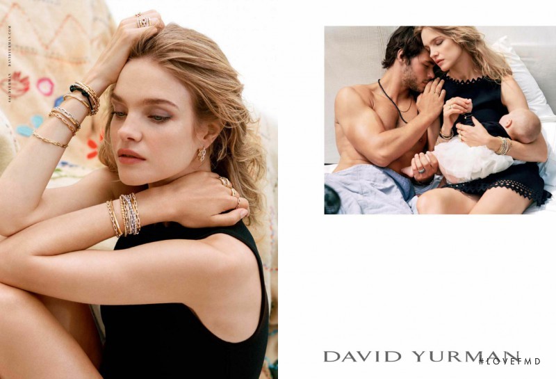 Natalia Vodianova featured in  the David Yurman advertisement for Autumn/Winter 2016