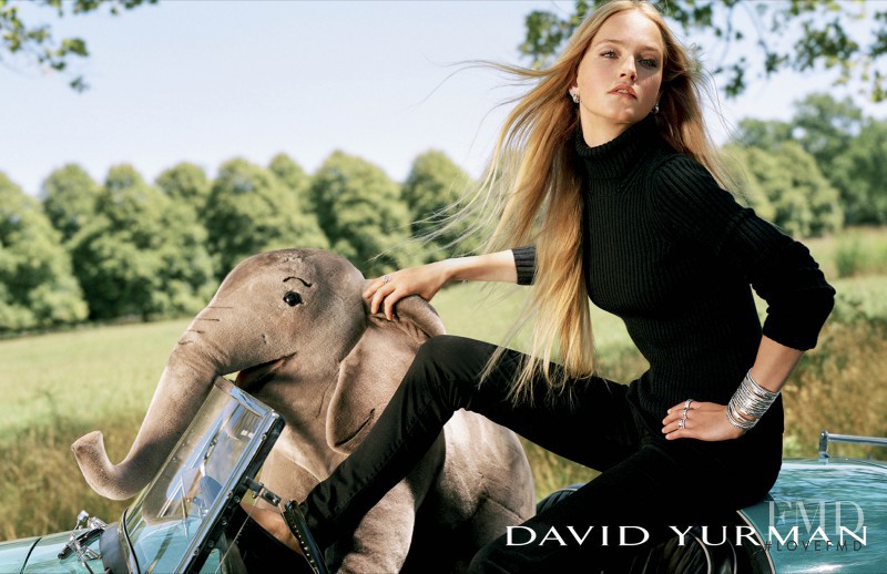 Jean Campbell featured in  the David Yurman advertisement for Autumn/Winter 2016