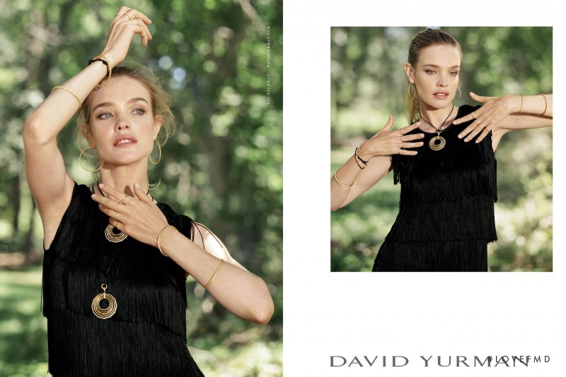 Natalia Vodianova featured in  the David Yurman advertisement for Autumn/Winter 2016
