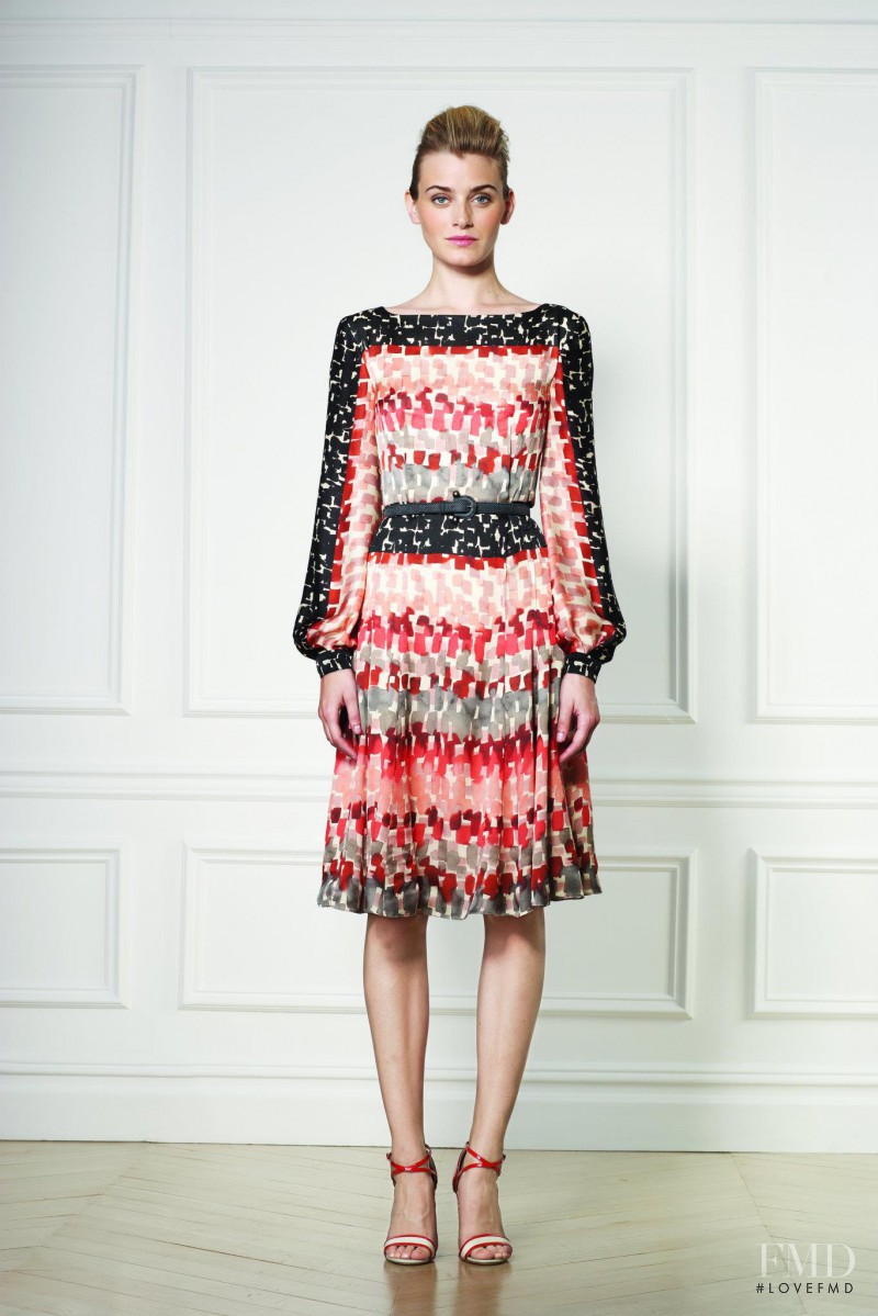 Kori Richardson featured in  the Carolina Herrera fashion show for Resort 2013