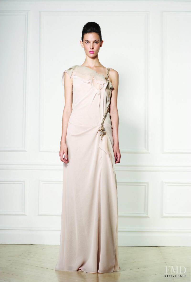 Ruby Aldridge featured in  the Carolina Herrera fashion show for Resort 2013