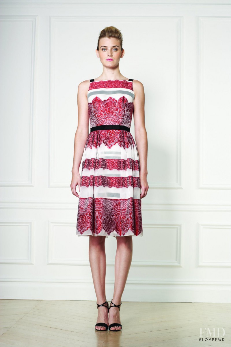 Kori Richardson featured in  the Carolina Herrera fashion show for Resort 2013