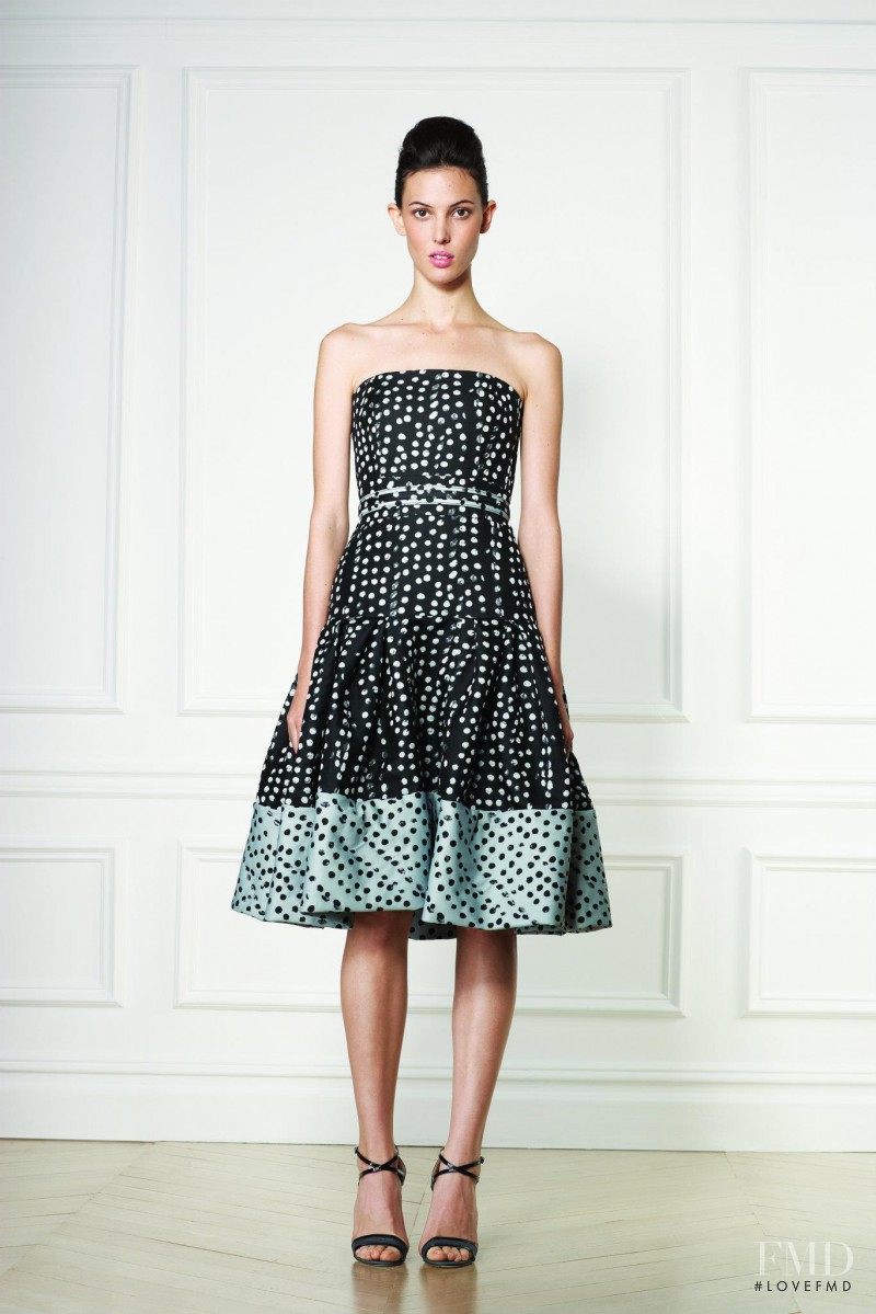 Ruby Aldridge featured in  the Carolina Herrera fashion show for Resort 2013