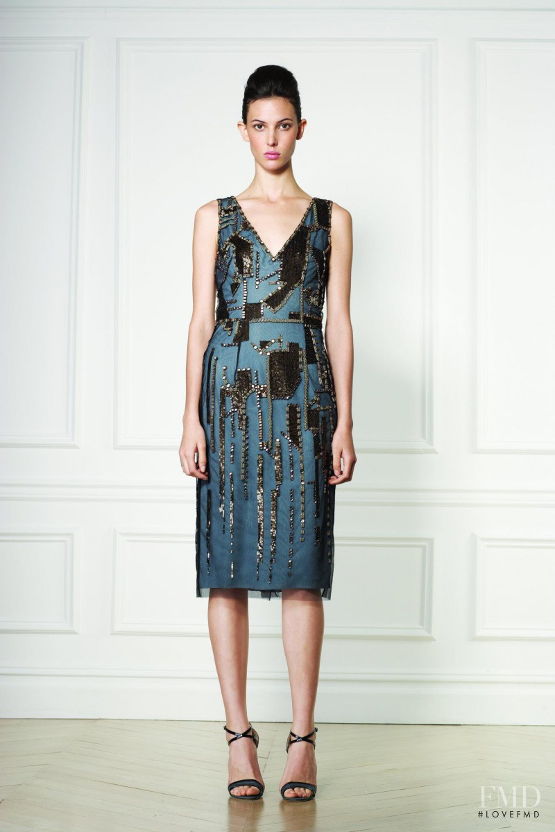 Ruby Aldridge featured in  the Carolina Herrera fashion show for Resort 2013