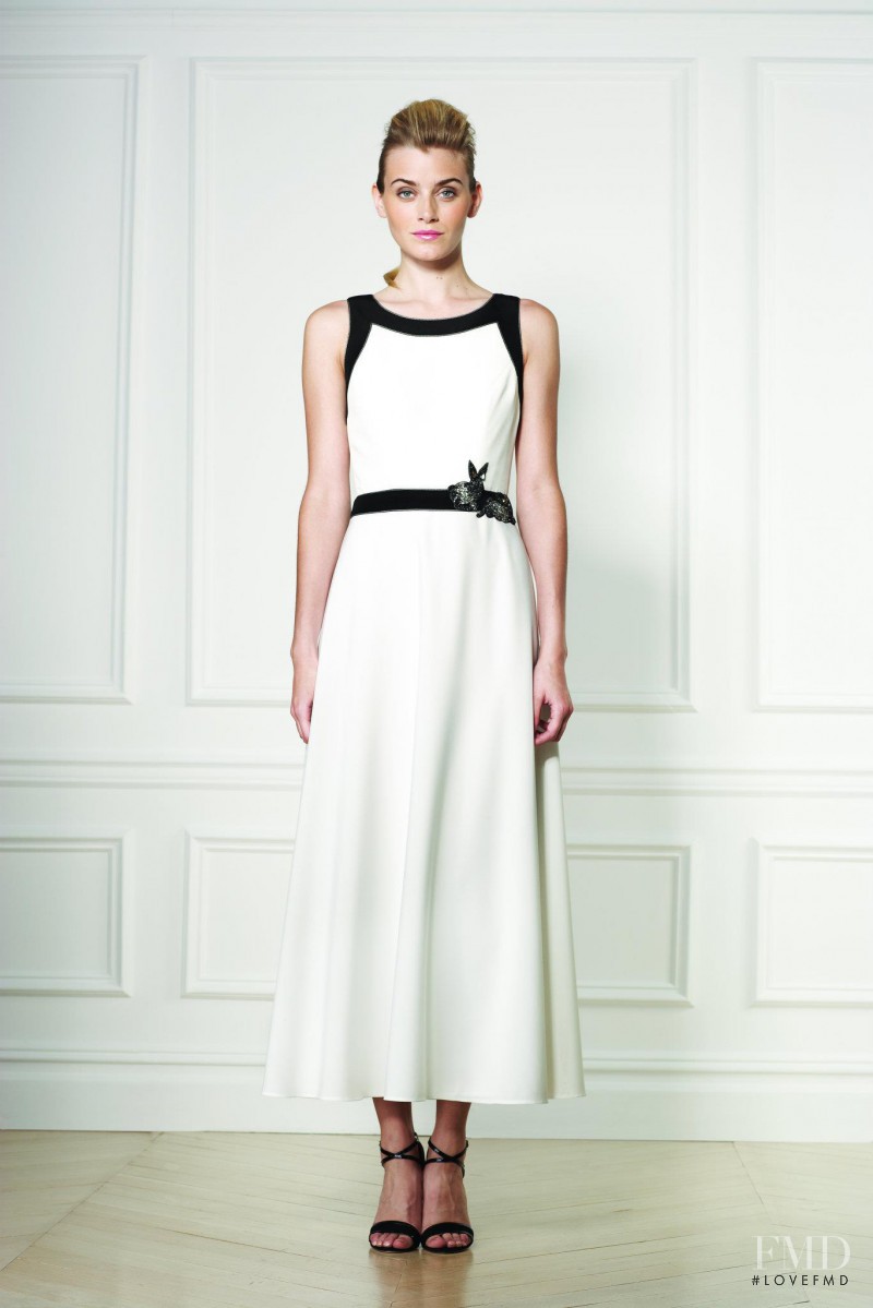 Kori Richardson featured in  the Carolina Herrera fashion show for Resort 2013