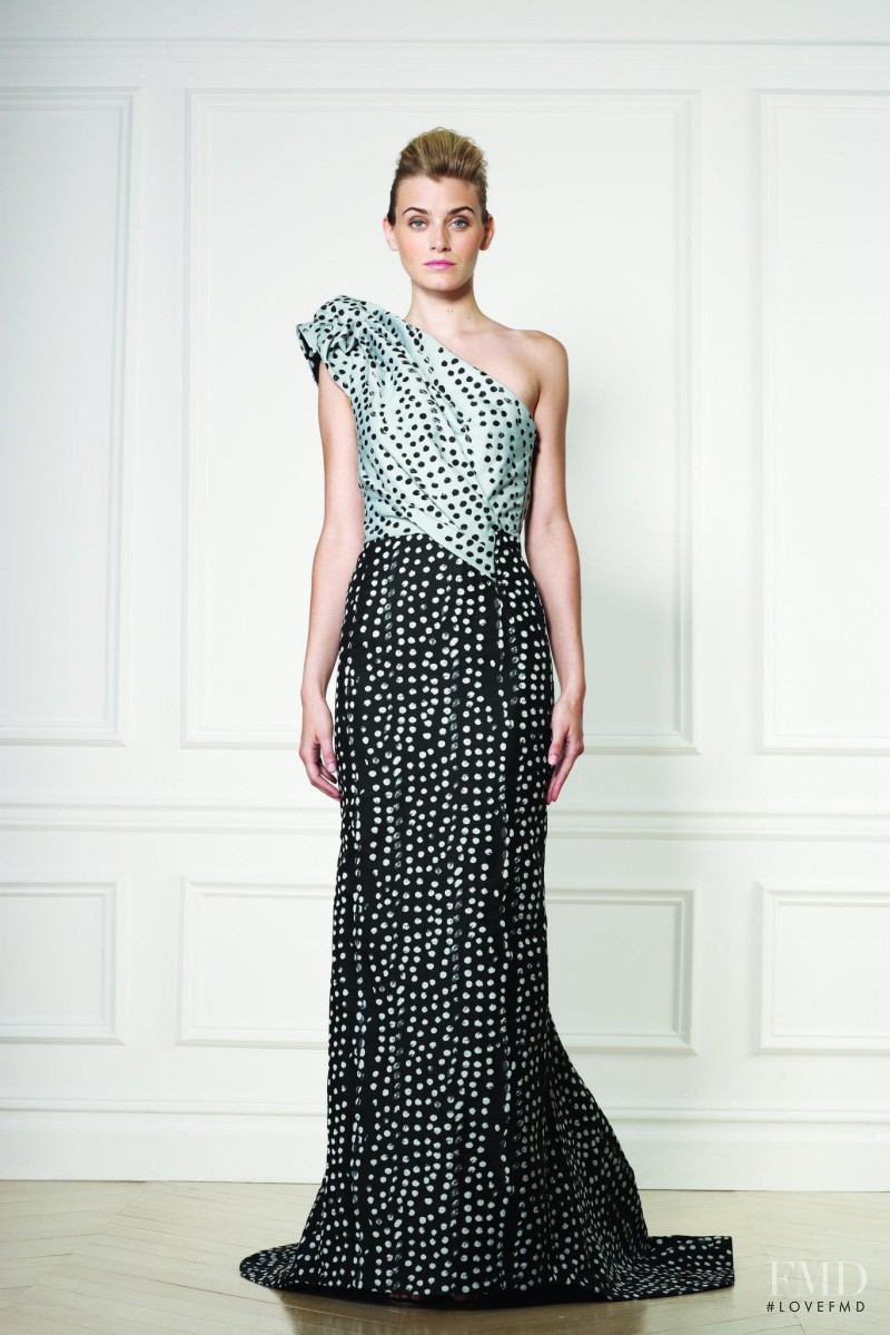 Kori Richardson featured in  the Carolina Herrera fashion show for Resort 2013