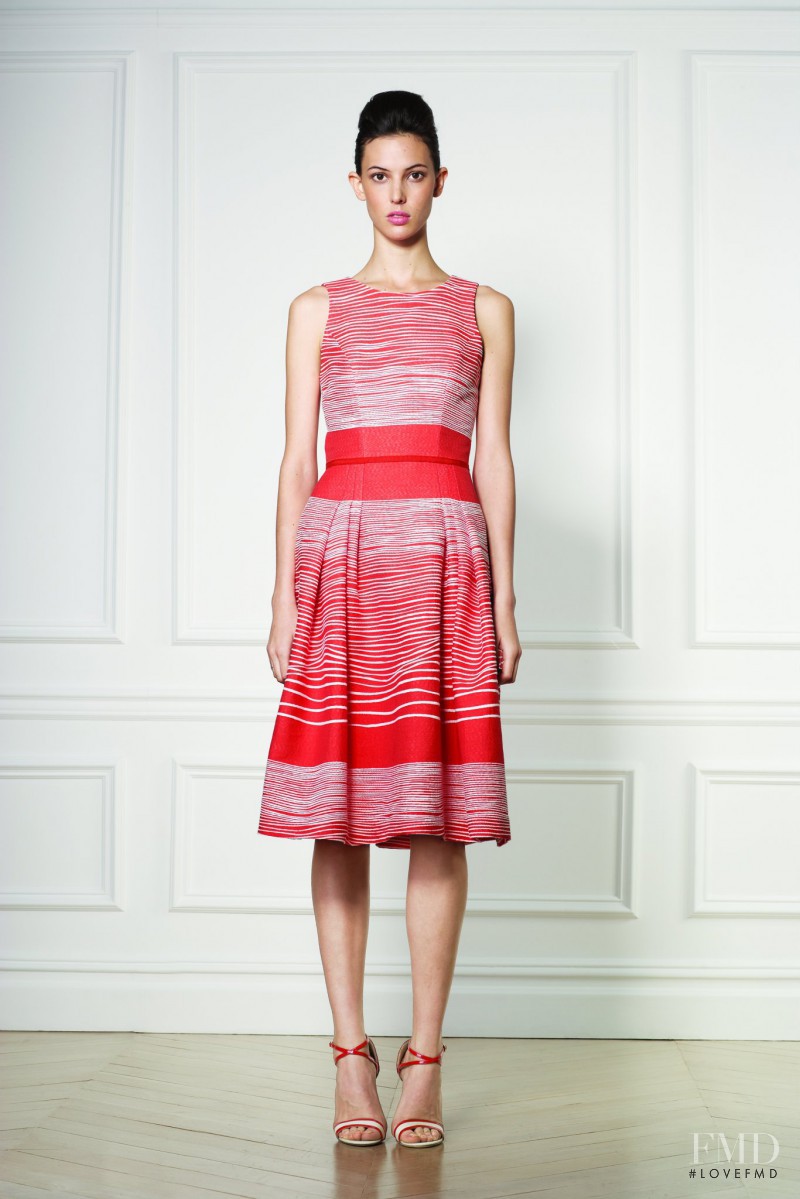 Ruby Aldridge featured in  the Carolina Herrera fashion show for Resort 2013