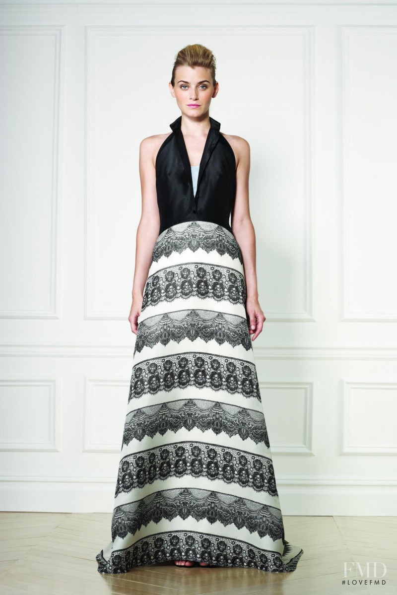 Kori Richardson featured in  the Carolina Herrera fashion show for Resort 2013