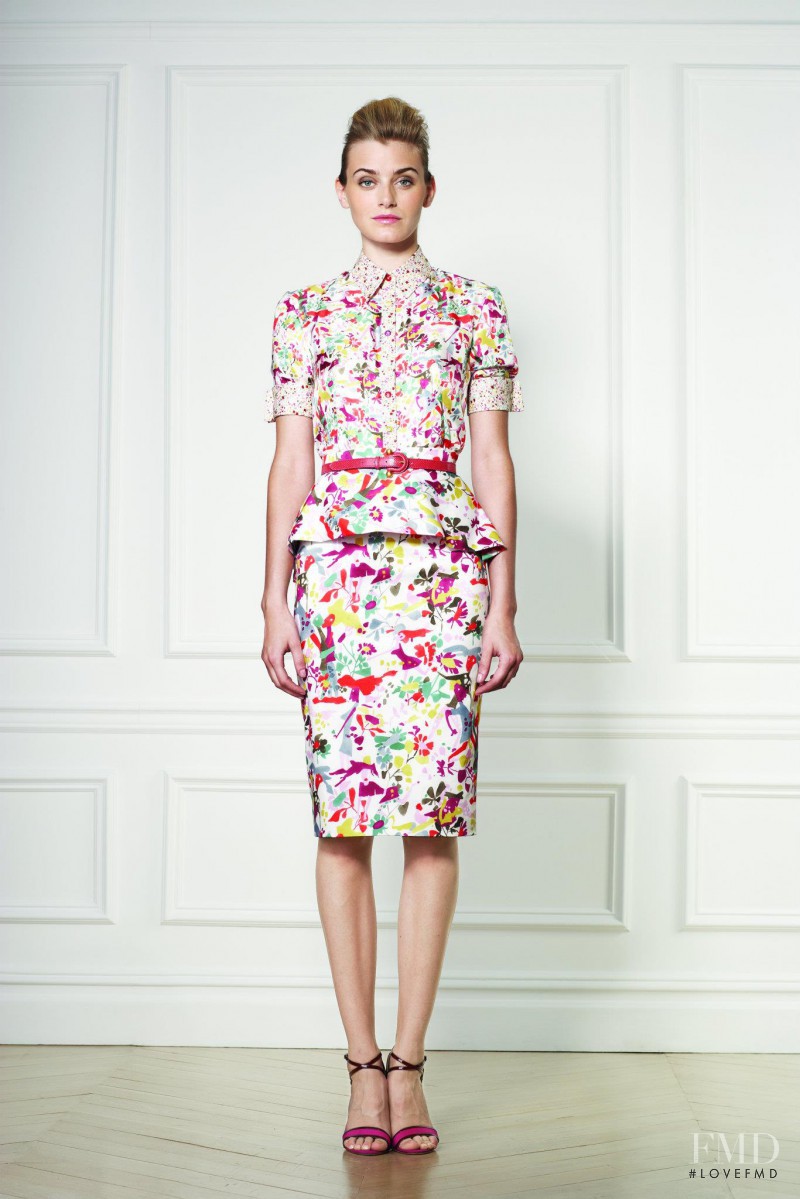 Kori Richardson featured in  the Carolina Herrera fashion show for Resort 2013