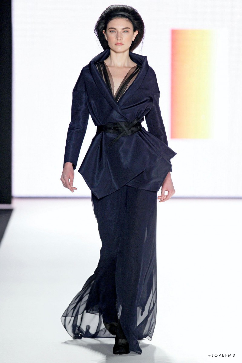 Jacquelyn Jablonski featured in  the Carolina Herrera fashion show for Autumn/Winter 2012